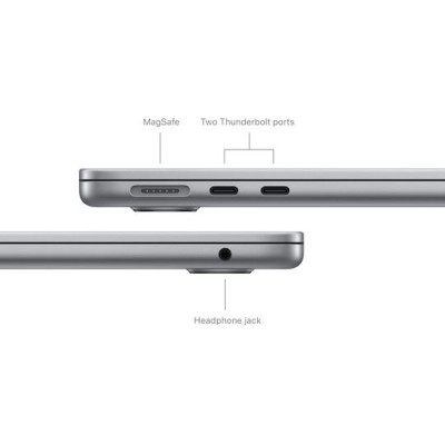 Apple MacBook Air 13.6" (M3/8GB/256GB/Retina Display) (2024) Space Grey EU